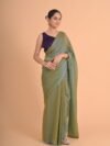 FENDY PLAIN+FENDY SAREE