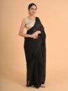 PURE BANARASI(ROUND NECK) +COSMOS SAREE