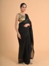 PURE BANARASI(ROUND NECK) +COSMOS SAREE