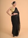 PURE BANARASI(ROUND NECK) +COSMOS SAREE